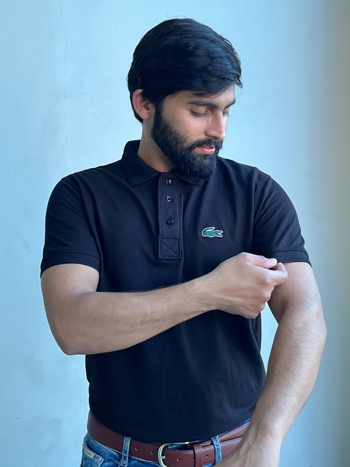 LCS Black Polo Shirt